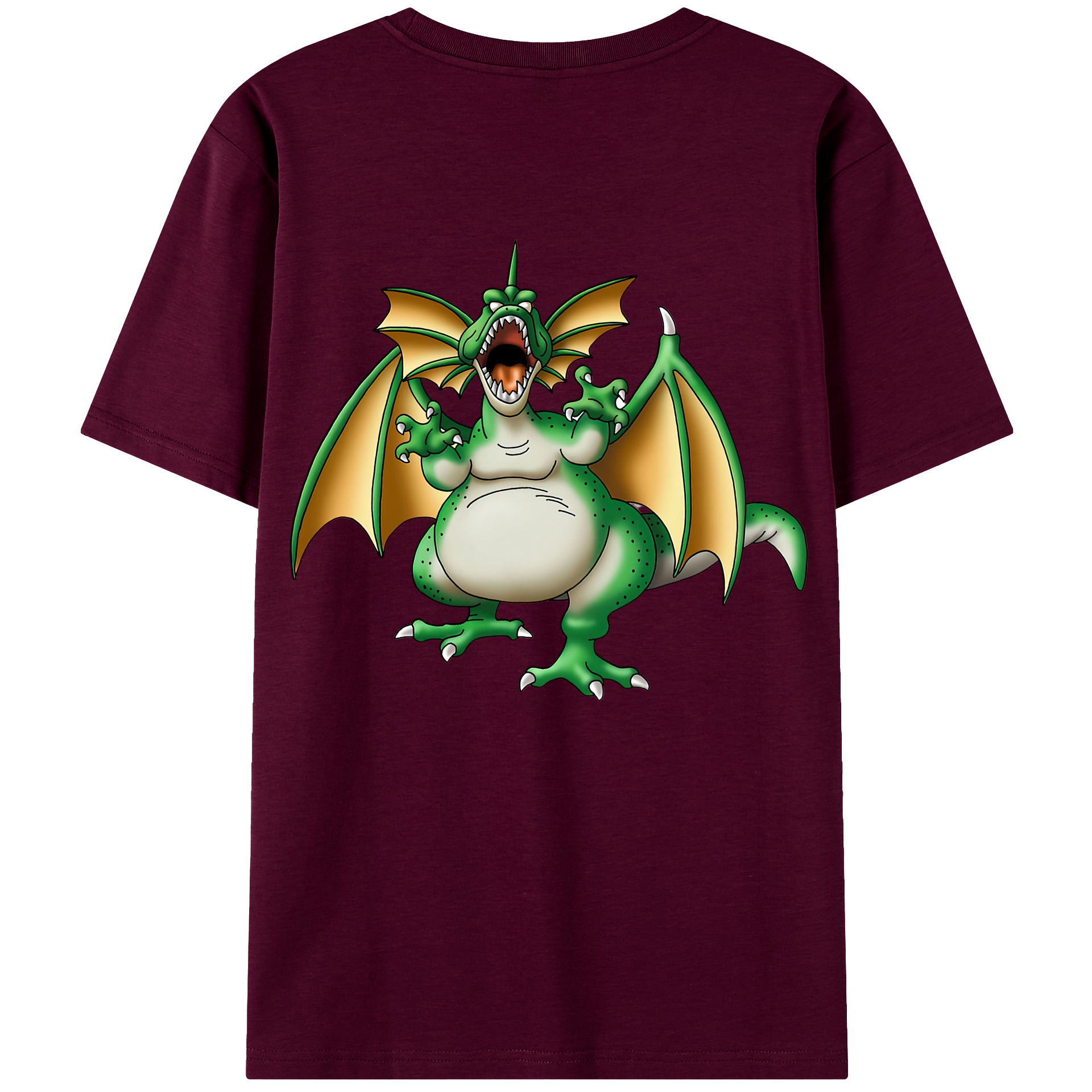 （画像用） ドラゴンクエスト Doragon Kuesuto Dragon Quest レディース半袖Tシャツ(バックプリント)